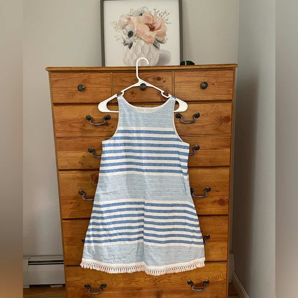 Vineyard Vines Blue and White Striped Dress